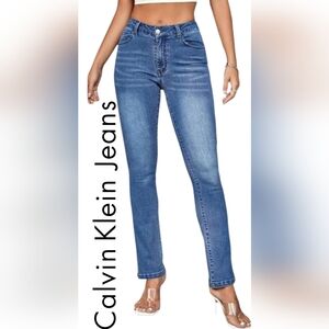 CALVIN KLEIN *Vintage* Y2K CK Women’s Mid Rise Skinny Jeans, Size 16 (33)